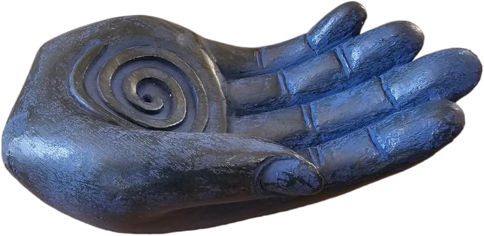 Brûleur d'Encens en Forme de Main - Outil de Méditation et de Sérénité, Inspiré des Rites Indiens - Bruleur batonnet ou cône (FERTILITÉ)