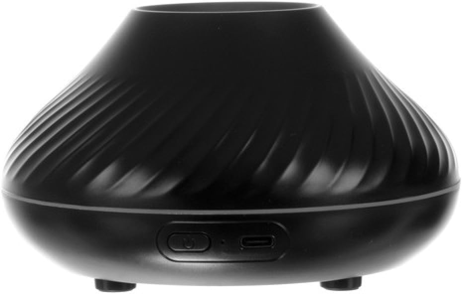 Diffusore di aromi e umidificatore USB Brazéro Effect - 3 in 1 con effetto fuoco e aromaterapia (fiamma singola rotonda 130 ML) 
