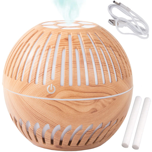 Humidificateur d'Air 300ml avec LED RGB - Diffuseur d'Arômes et Lampe de Nuit USB